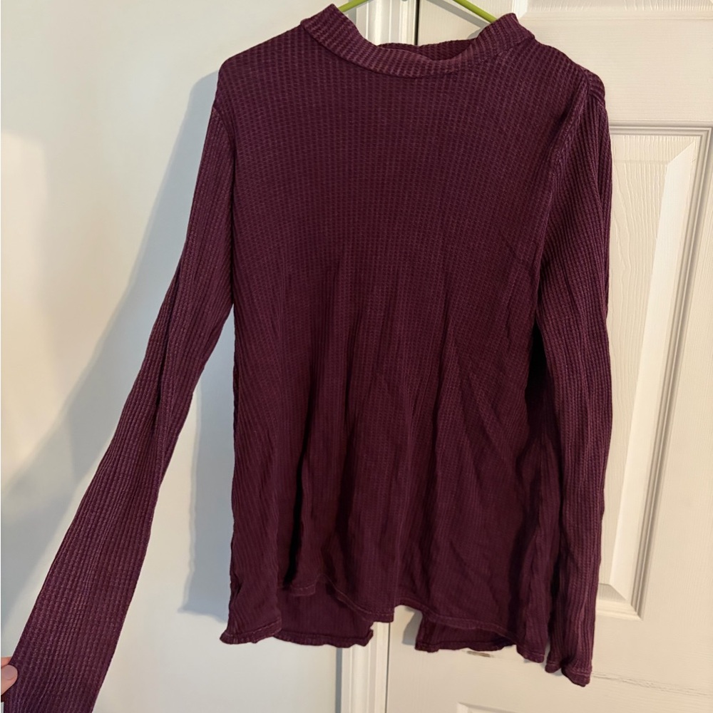 Wonderly Rich Purple Long Sleeve Top
